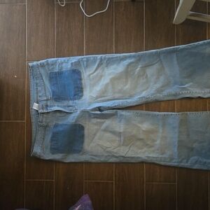 Women's size 18 flare leg wide cut jeans from time and tru.